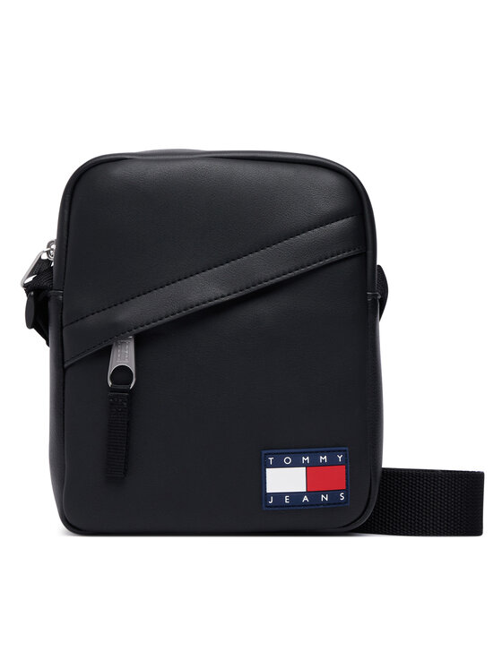 Tommy Jeans Tommy Jeans Мъжка чантичка Tjm Daily Pu Reporter AM0AM14608 Черен