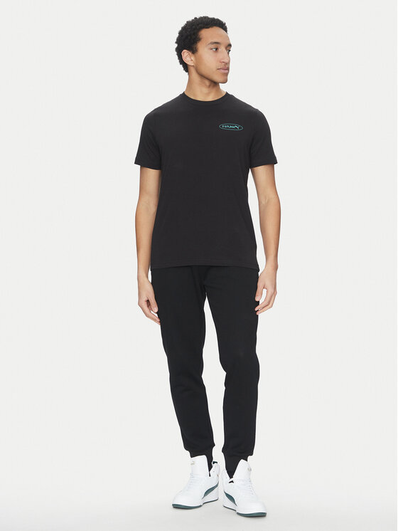 Puma Puma Póló Graphics 3 Circles 684834 Fekete Regular Fit