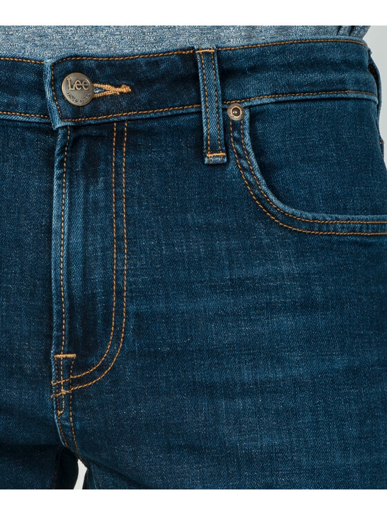 Lee Lee Jeansy L736QDHQ Granatowy Skinny Fit