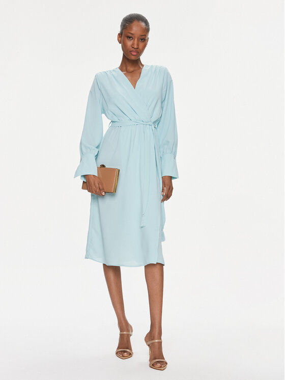 Rinascimento Rochie de zi CFC0117654003 Albastru celest Regular Fit ...