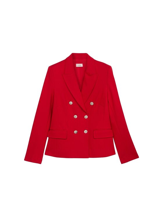 Oltre Oltre Giacca di transizione Q804R004600N016 Rosso Slim Fit