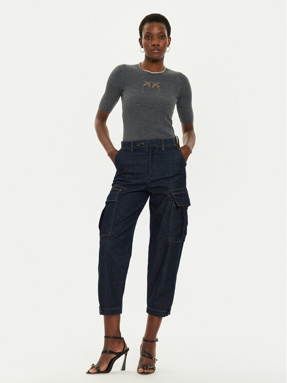 PINKO Pinko Džemper Tritone 102017 A18M Siva Regular Fit