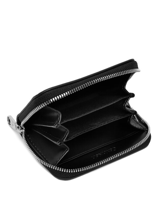 Calvin Klein Calvin Klein Peněženka Bold Ck Medium Zip Around LV04F1154G Černá