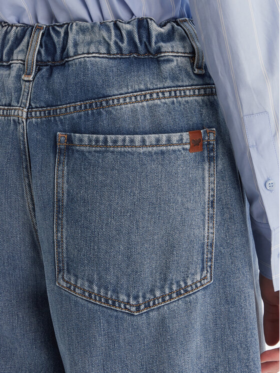 Weekend Max Mara Weekend Max Mara Jeans hlače Abete 2615181101 Mornarsko modra Wide Leg