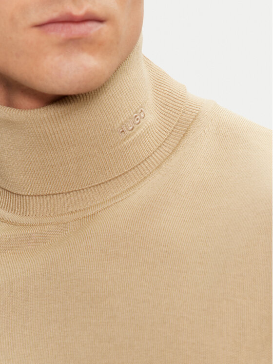 Hugo Boss Rollkragenpullover Rollkragenpullover Herren Schurwolle