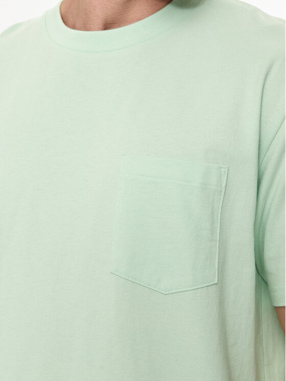 Gap Gap T-Shirt 627101-00 Zielony Regular Fit