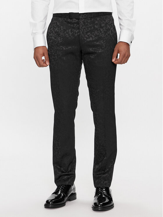JOOP! JOOP! Společenské kalhoty 17 JT-17Bask 30040434 Černá Slim Fit