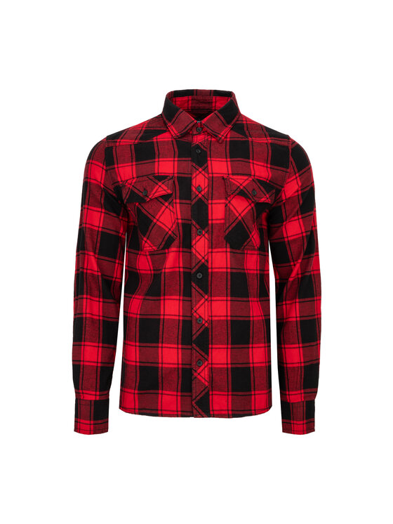 Brandit Brandit Koszula 4002.41.XXL Czerwony Regular Fit