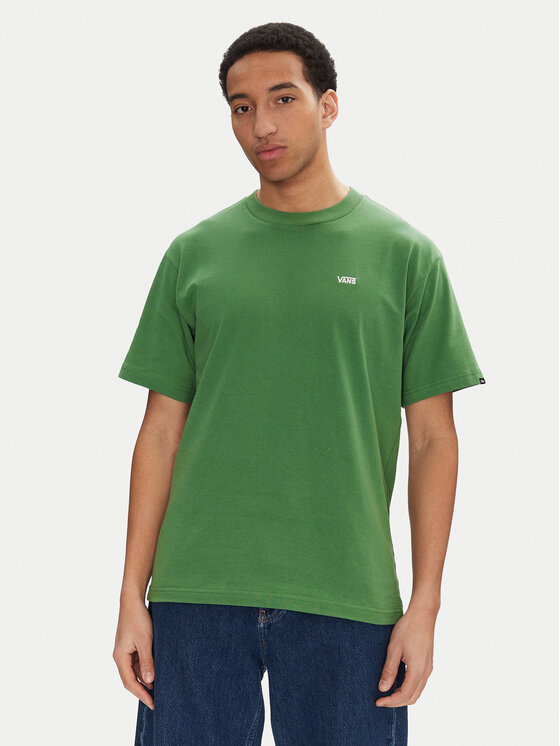 Vans Vans Póló Left Chest II VN000P1P Zöld Loose Fit