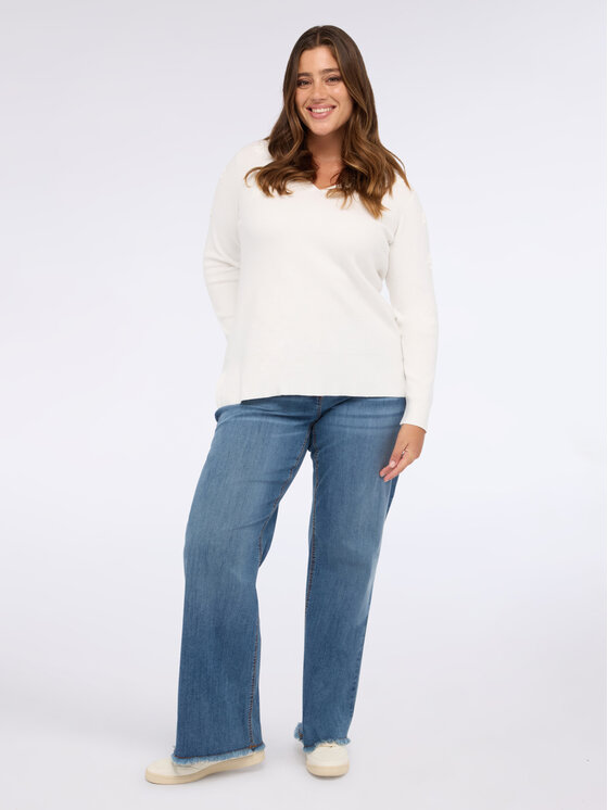 Fiorella Rubino Fiorella Rubino Maglione M801L008200N011 Bianco Regular Fit