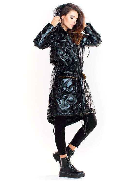 Awama Awama Giacca da donna A339 Nero Basic Fit