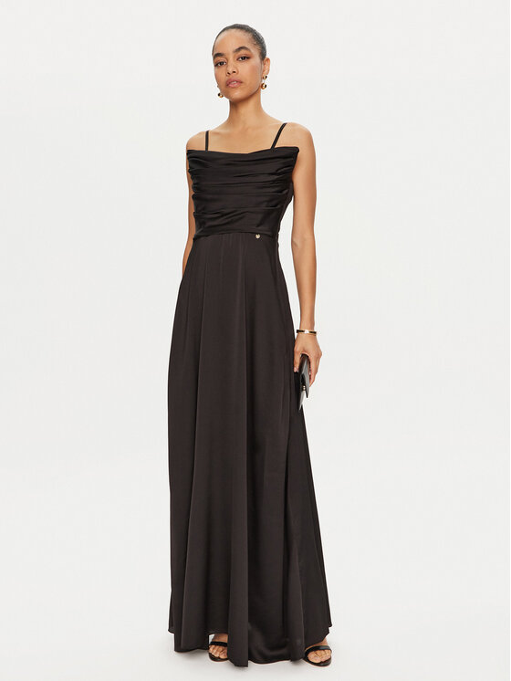 Rinascimento Rinascimento Abendkleid CFC0121818003 Schwarz Slim Fit