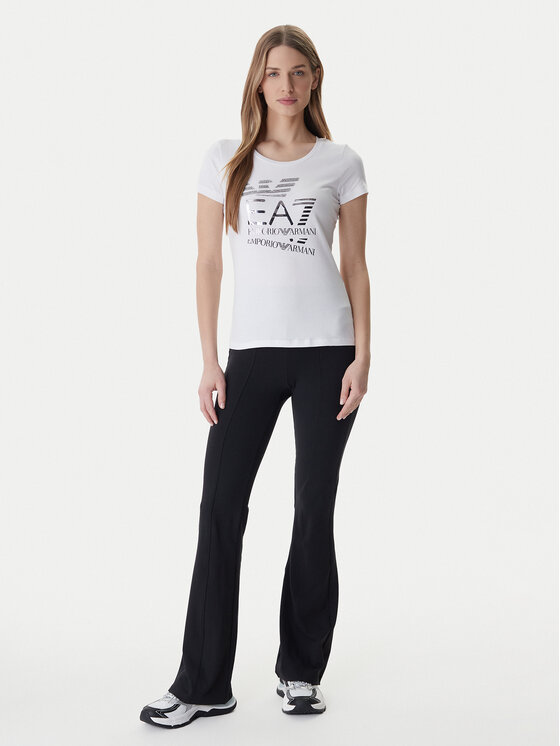 EA7 Emporio Armani EA7 Emporio Armani Тишърт 7W000977 AF10373 Бял Regular Fit
