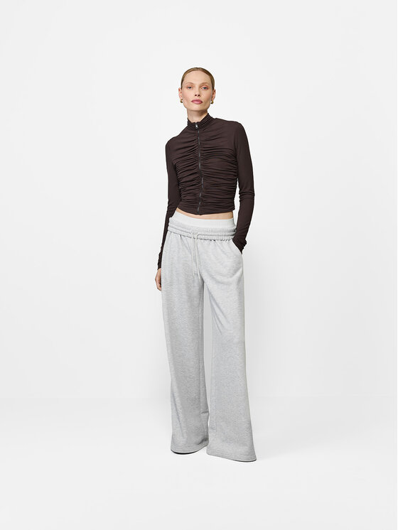 La Mania La Mania Longsleeve ANNIKA Marrone Basic Fit