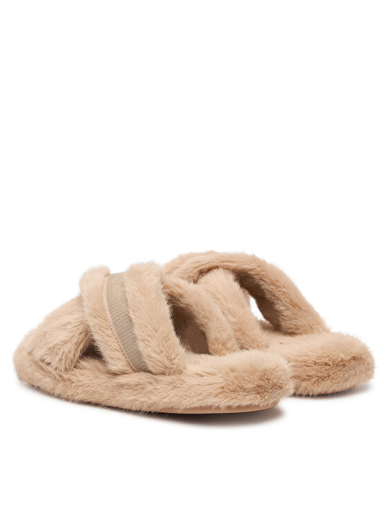 Tommy Hilfiger Tommy Hilfiger Bačkory Th Feminine House Shoes FW0FW09615 Béžová