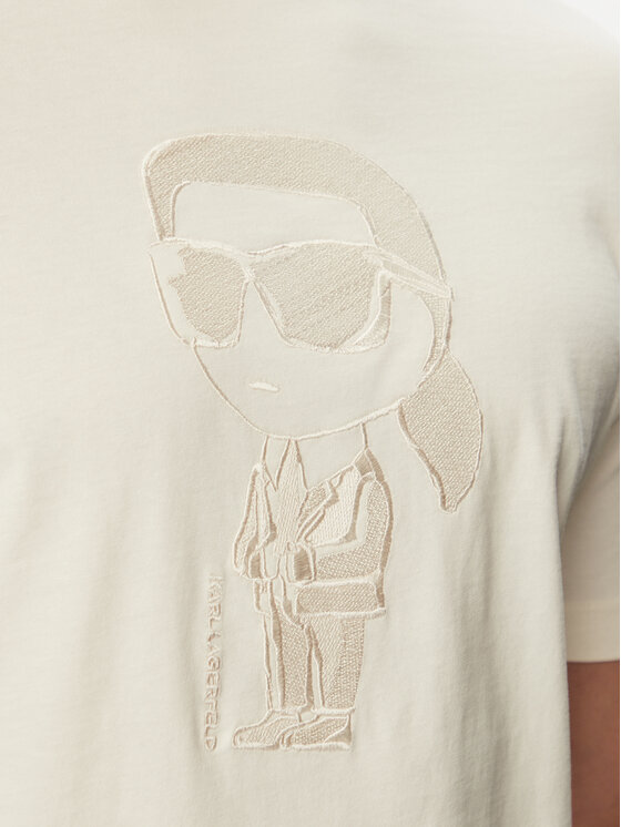 KARL LAGERFELD KARL LAGERFELD T-Shirt 755040 563225 Bílá Regular Fit