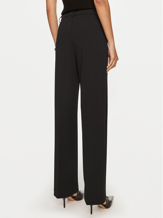 ViCOLO ViCOLO Szövet nadrág TS0207 Fekete Regular Fit