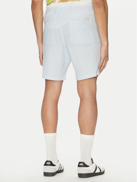 Jack & Jones Jack & Jones Šortky z materiálu Tace Mykonos 12269376 Světle modrá Slim Fit