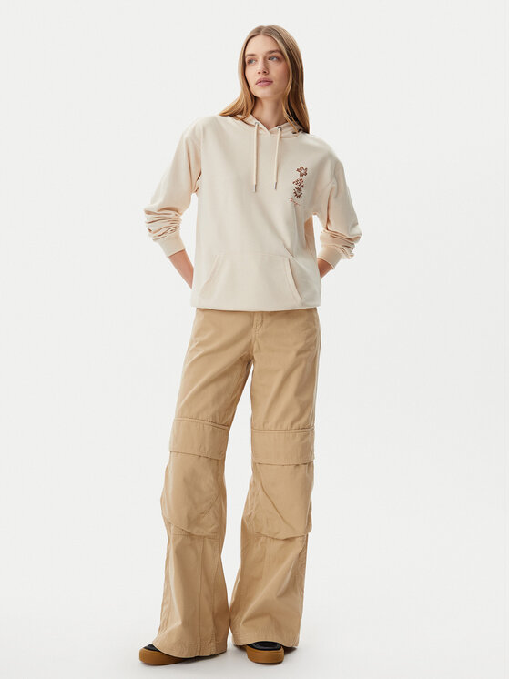 Roxy Roxy Mikina ERJFT04952 Béžová Regular Fit
