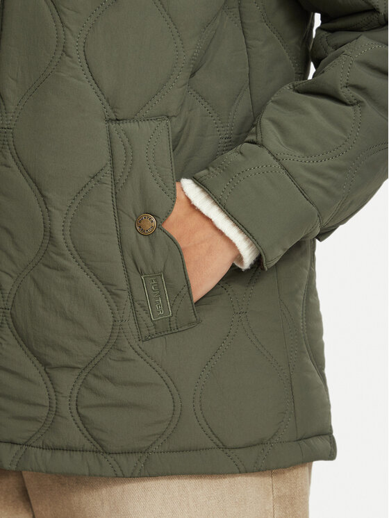 Hunter Hunter Demisezoninė striukė HARW0027262 Chaki Regular Fit