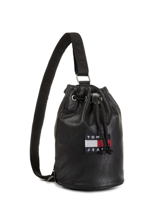 Tommy Jeans Tommy Jeans Kabelka Tjw Heritage Small Le Sling Bag AW0AW07335 Čierna
