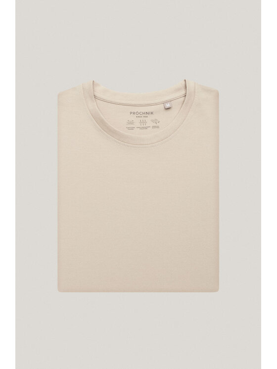 Próchnik Próchnik T-Shirt PM10 TS073226000007 Beżowy Regular Fit