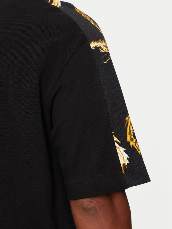 Versace Jeans Couture Versace Jeans Couture Polo 77GAG631 Czarny Relaxed Fit