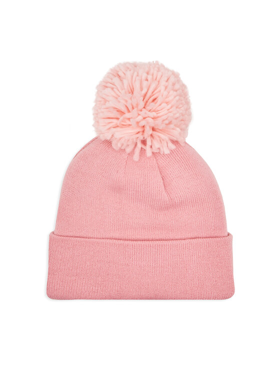 HYPE HYPE Čepice Bobble Script YVLR-714 Růžová