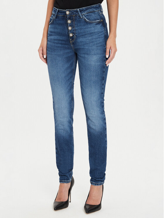 Guess Guess Farmer W4YA28 D5DD4 Sötétkék Slim Fit