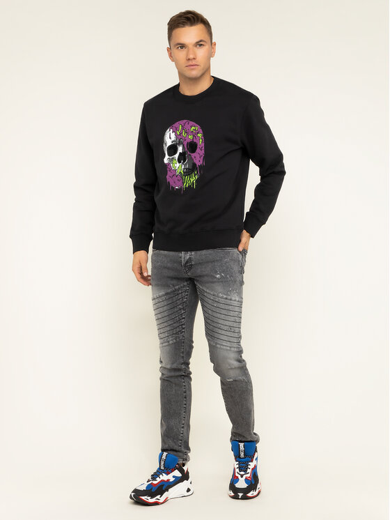 Just Cavalli Just Cavalli Mikina S03GU0072 Černá Regular Fit