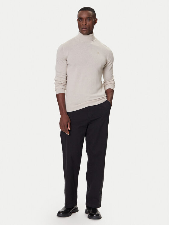 KARL LAGERFELD KARL LAGERFELD Bluză cu gât 655058 554399 Bej Regular Fit