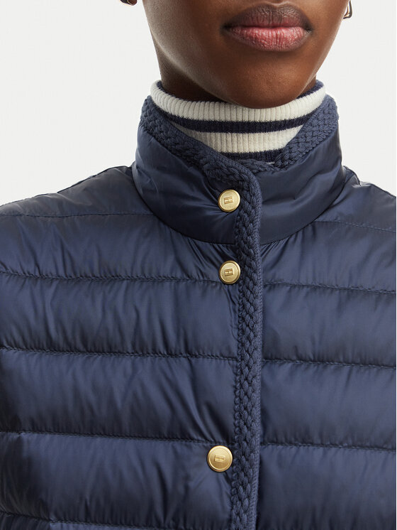 Tommy Hilfiger Tommy Hilfiger Sportinė liemenė WW0WW49661 Tamsiai mėlyna Slim Fit