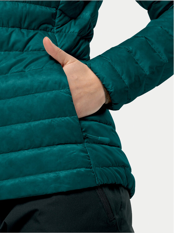 Jack Wolfskin Jack Wolfskin Pernata jakna Pilvi 1207761 Zelena Regular Fit