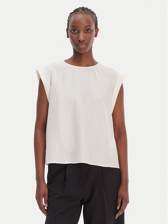 BOSS BOSS Majica C_Irnette 50543548 Écru Regular Fit