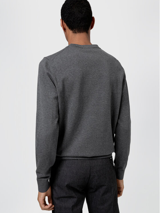 HUGO Hugo Светр San Cassius 50435701 Сірий Regular Fit