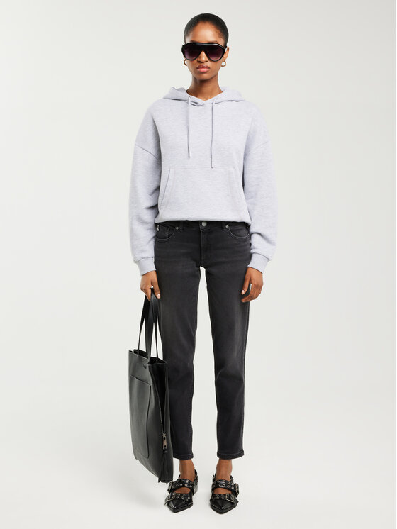 BIG STAR BIG STAR Bluza SUSANA Szary Basic Fit