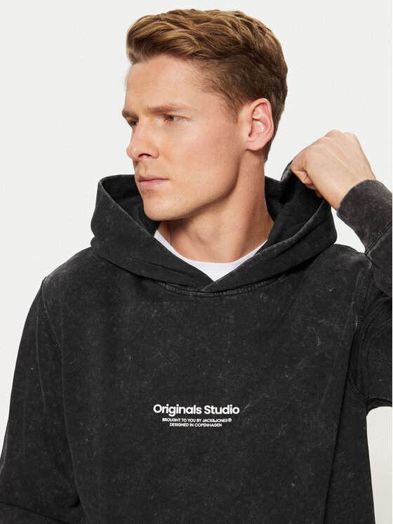Jack&Jones Jack&Jones Μπλούζα Vesterbro 12267037 Μαύρο Relaxed Fit