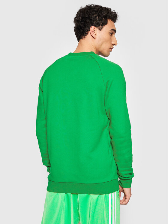adidas Bluza Trefoil H06653 Zielony Regular Fit | Modivo.pl