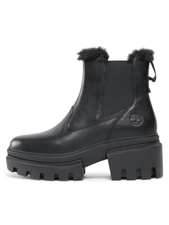 Timberland Timberland Botine Everleigh Bt Wrm Ln Chls TB0A5ZNV0151 Negru