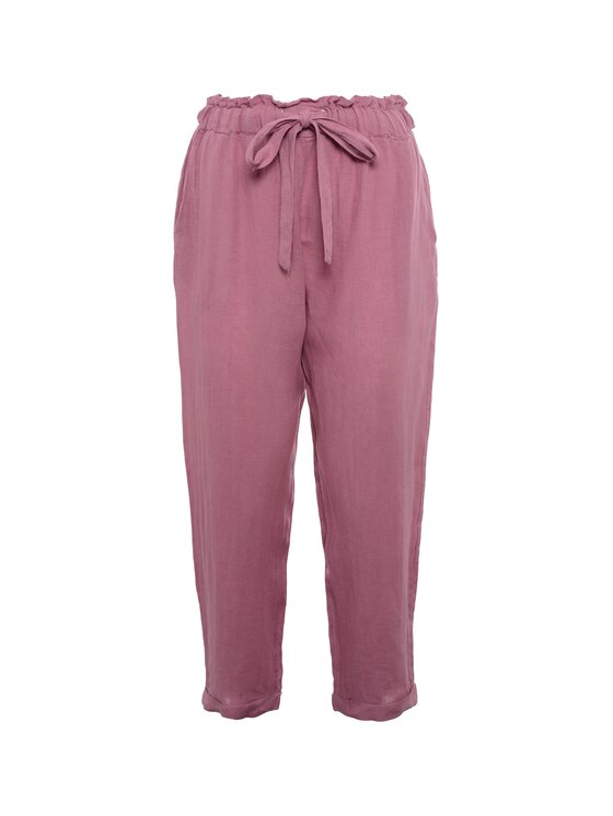 ACANFORA ACANFORA Spodnie zimowe 3780-CIP Różowy Regular Fit