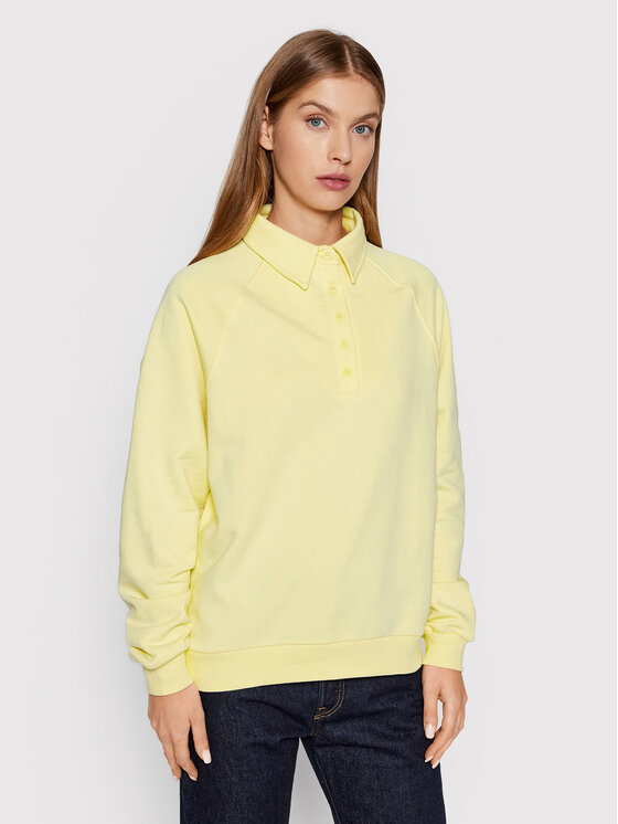 NA KD Felpa 1100 005423 3116 003 Giallo Oversize Modivo