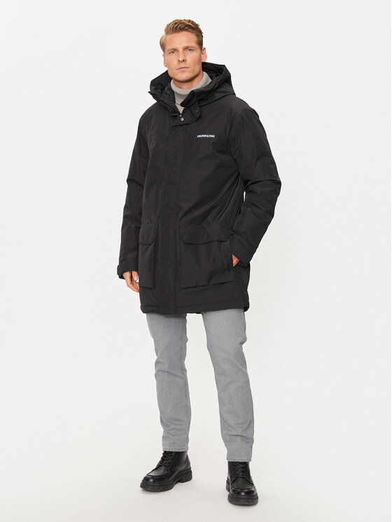 Didriksons Didriksons Куртка парка Danny 505802 Чорний Regular Fit
