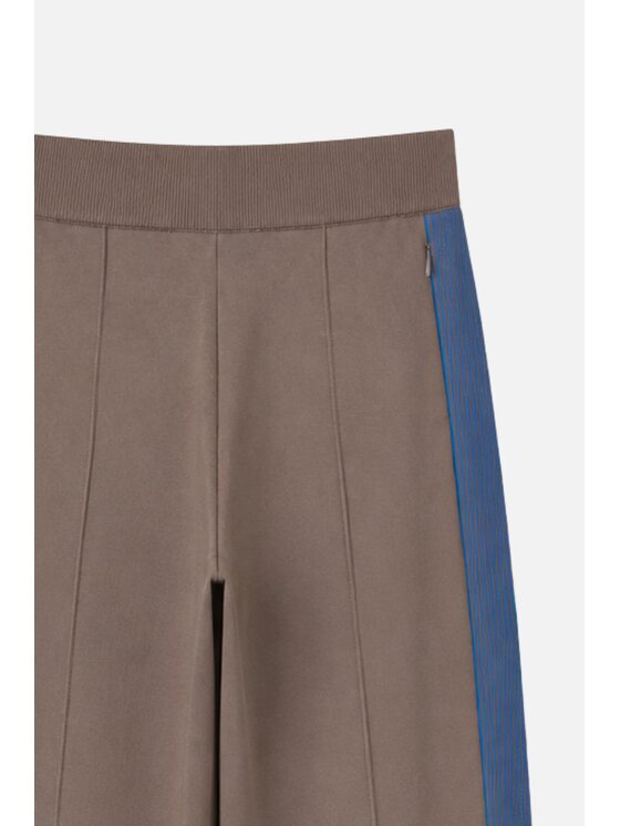PINKO PINKO Spodnie dresowe Essen Pantalone Brązowy Wide Leg