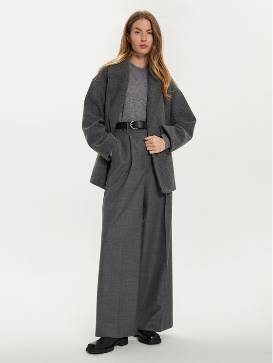 Gina Tricot Gina Tricot Prechodná bunda 22988 Sivá Regular Fit