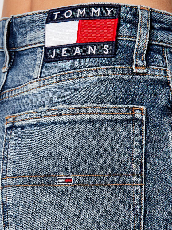 Tommy Jeans Mom Fit džinsai DW0DW09012 Mėlyna Mom Fit • Modivo.lt