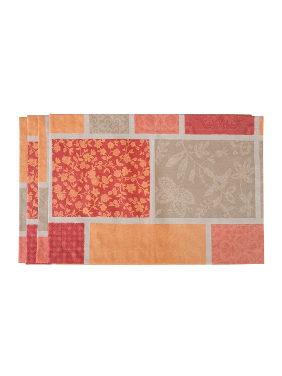 Roseberry Home Roseberry Home Podkładka na stół akrylowa Orange Symphony Pomarańczowy