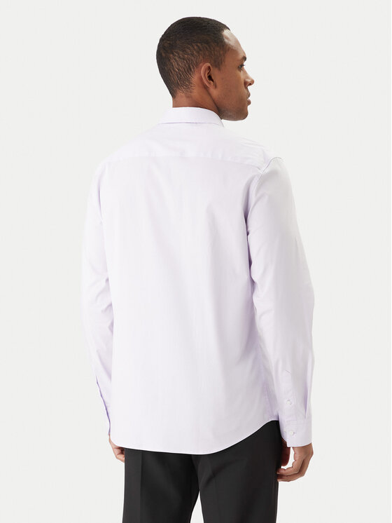 Calvin Klein Calvin Klein Koszula LV04LB145G Różowy Slim Fit