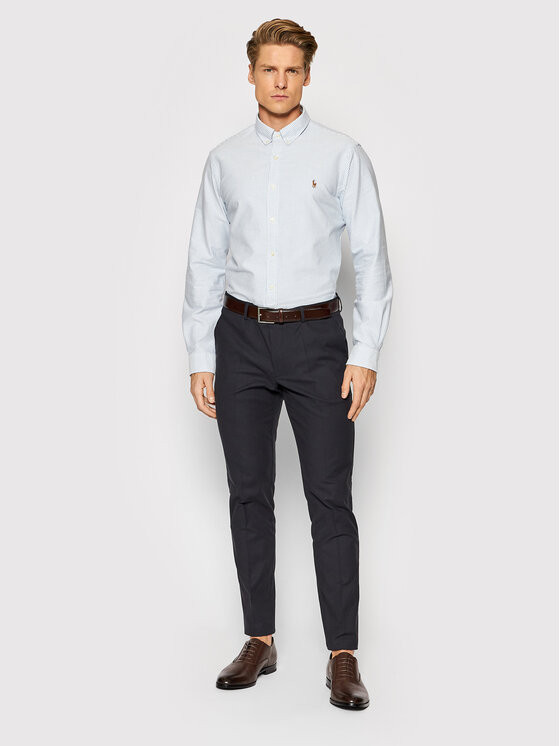 Polo Ralph Lauren Polo Ralph Lauren Cămașă Core Replen 710549084 Albastru Slim Fit