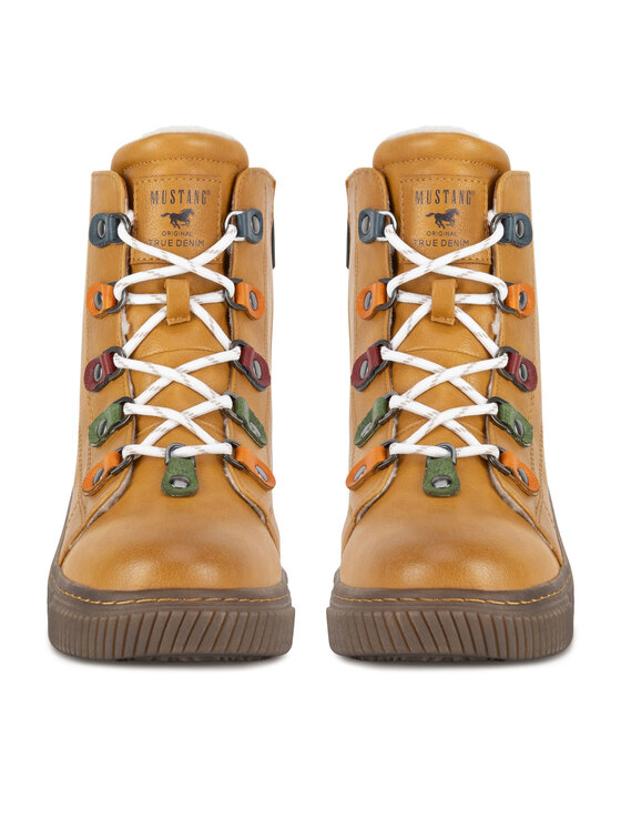 Mustang Mustang Schnürschuhe 1436-601 Gelb