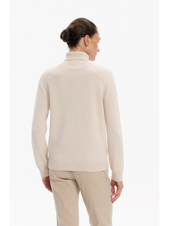 Deni Cler Milano Deni Cler Milano Sweter T-DC-S454-F5-90-11-1 Beżowy Regular Fit